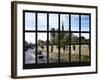 Window View - Notre Dame Cathedral and Bateau Mouche on the River Seine - Paris - France - Europe-Philippe Hugonnard-Framed Photographic Print