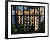Window View - NY Building with a Tank of Water on the Roof - WTC District - Manhattan - NYC-Philippe Hugonnard-Framed Photographic Print