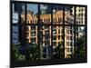 Window View - NY Building with a Tank of Water on the Roof - WTC District - Manhattan - NYC-Philippe Hugonnard-Mounted Photographic Print