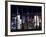 Window View - NY Cityscape by Night - Times Square - Manhattan - New York City-Philippe Hugonnard-Framed Photographic Print