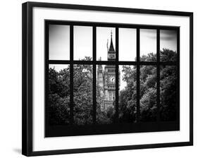 Window View of Big Ben - City of London - UK - England - United Kingdom - Europe-Philippe Hugonnard-Framed Photographic Print