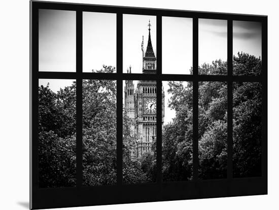 Window View of Big Ben - City of London - UK - England - United Kingdom - Europe-Philippe Hugonnard-Mounted Photographic Print