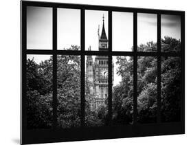 Window View of Big Ben - City of London - UK - England - United Kingdom - Europe-Philippe Hugonnard-Mounted Photographic Print