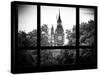 Window View of Big Ben - City of London - UK - England - United Kingdom - Europe-Philippe Hugonnard-Stretched Canvas