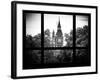 Window View of Big Ben - City of London - UK - England - United Kingdom - Europe-Philippe Hugonnard-Framed Photographic Print