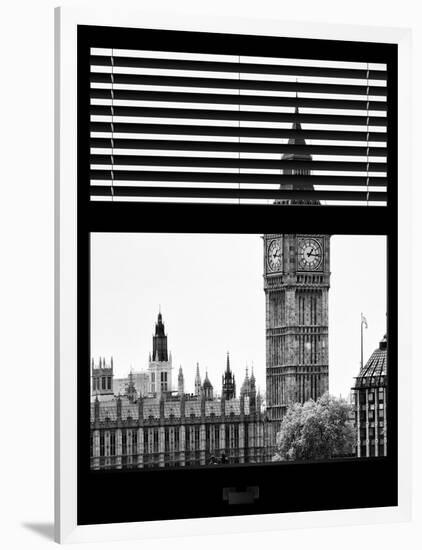 Window View of Big Ben - City of London - UK - England - United Kingdom - Europe-Philippe Hugonnard-Framed Photographic Print