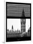 Window View of Big Ben - City of London - UK - England - United Kingdom - Europe-Philippe Hugonnard-Framed Photographic Print