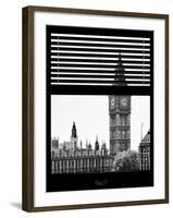 Window View of Big Ben - City of London - UK - England - United Kingdom - Europe-Philippe Hugonnard-Framed Photographic Print