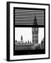 Window View of Big Ben - City of London - UK - England - United Kingdom - Europe-Philippe Hugonnard-Framed Photographic Print