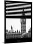 Window View of Big Ben - City of London - UK - England - United Kingdom - Europe-Philippe Hugonnard-Mounted Photographic Print