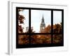 Window View of Big Ben in Autumn - UK Landscape - London - UK - England - United Kingdom - Europe-Philippe Hugonnard-Framed Photographic Print