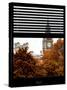 Window View of Big Ben in Autumn - UK Landscape - London - UK - England - United Kingdom - Europe-Philippe Hugonnard-Stretched Canvas