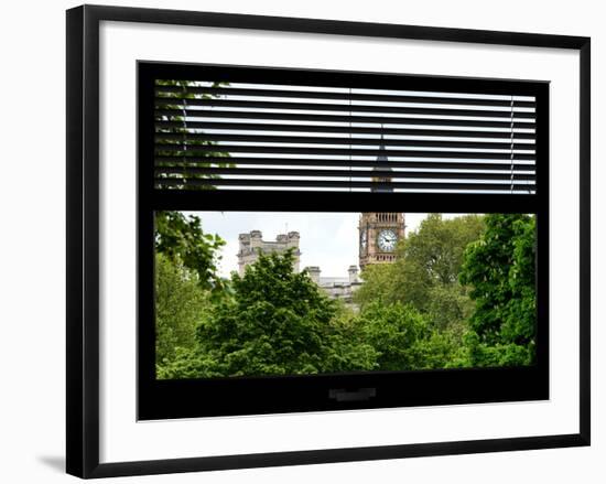 Window View of Big Ben - UK Landscape - London - UK - England - United Kingdom - Europe-Philippe Hugonnard-Framed Photographic Print