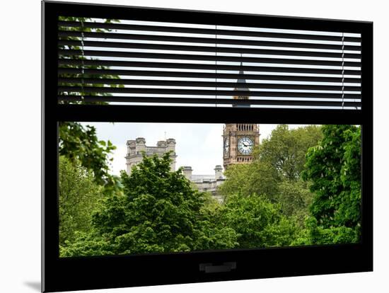 Window View of Big Ben - UK Landscape - London - UK - England - United Kingdom - Europe-Philippe Hugonnard-Mounted Photographic Print