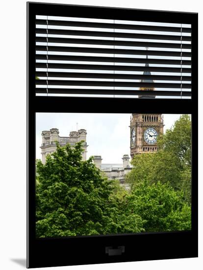 Window View of Big Ben - UK Landscape - London - UK - England - United Kingdom - Europe-Philippe Hugonnard-Mounted Photographic Print