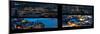 Window View of City of London at Night - River Thames - London - UK - England - United Kingdom-Philippe Hugonnard-Mounted Photographic Print