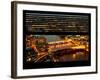 Window View of City of London at Night - River Thames - London - UK - England - United Kingdom-Philippe Hugonnard-Framed Photographic Print