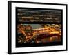 Window View of City of London at Night - River Thames - London - UK - England - United Kingdom-Philippe Hugonnard-Framed Photographic Print