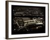 Window View of City of London at Night - River Thames - London - UK - England - United Kingdom-Philippe Hugonnard-Framed Photographic Print