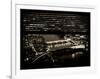 Window View of City of London at Night - River Thames - London - UK - England - United Kingdom-Philippe Hugonnard-Framed Photographic Print