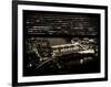 Window View of City of London at Night - River Thames - London - UK - England - United Kingdom-Philippe Hugonnard-Framed Photographic Print