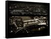 Window View of City of London at Night - River Thames - London - UK - England - United Kingdom-Philippe Hugonnard-Framed Stretched Canvas