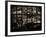 Window View of City of London at Night - River Thames - London - UK - England - United Kingdom-Philippe Hugonnard-Framed Photographic Print