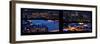 Window View of City of London at Night - River Thames - London - UK - England - United Kingdom-Philippe Hugonnard-Framed Photographic Print