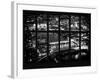 Window View of City of London at Night - River Thames - London - UK - England - United Kingdom-Philippe Hugonnard-Framed Photographic Print