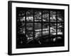 Window View of City of London at Night - River Thames - London - UK - England - United Kingdom-Philippe Hugonnard-Framed Photographic Print