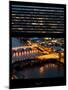 Window View of City of London at Night - River Thames - London - UK - England - United Kingdom-Philippe Hugonnard-Mounted Photographic Print