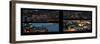 Window View of City of London at Night - River Thames - London - UK - England - United Kingdom-Philippe Hugonnard-Framed Photographic Print