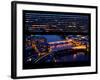 Window View of City of London at Night - River Thames - London - UK - England - United Kingdom-Philippe Hugonnard-Framed Photographic Print