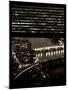 Window View of City of London at Night - River Thames - London - UK - England - United Kingdom-Philippe Hugonnard-Mounted Photographic Print