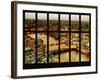 Window View of City of London at Nightfall - River Thames - London - UK - England-Philippe Hugonnard-Framed Photographic Print