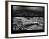 Window View of City of London at Nightfall - River Thames - London - UK - England-Philippe Hugonnard-Framed Photographic Print