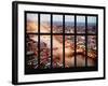 Window View of City of London at Nightfall - River Thames - London - UK - England-Philippe Hugonnard-Framed Photographic Print