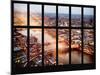 Window View of City of London at Nightfall - River Thames - London - UK - England-Philippe Hugonnard-Mounted Photographic Print