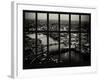 Window View of City of London at Nightfall - River Thames - London - UK - England-Philippe Hugonnard-Framed Photographic Print