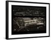 Window View of City of London at Pink-Night - River Thames - London - UK - England-Philippe Hugonnard-Framed Photographic Print