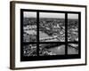 Window View of City of London with St. Paul's Cathedral at Nightfall - River Thames - London-Philippe Hugonnard-Framed Photographic Print