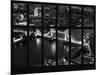 Window View of City of London with the Tower Bridge at Night - River Thames - London - England-Philippe Hugonnard-Mounted Photographic Print