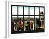 Window View of Manhattan - Upper West Side Manhattan and Hudson River at Sunset - New York City-Philippe Hugonnard-Framed Photographic Print