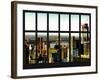 Window View of Manhattan - Upper West Side Manhattan and Hudson River at Sunset - New York City-Philippe Hugonnard-Framed Photographic Print