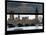 Window View of Parliament and Westminster Bridge - Big Ben - River Thames - City of London - UK-Philippe Hugonnard-Mounted Photographic Print