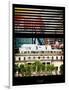 Window View of the 30 St Mary Axe and the Custom House of Royal Victoria Dock - London - UK-Philippe Hugonnard-Framed Photographic Print