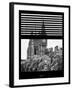 Window View of the Houses of Parliament and Big Ben - City of London - UK-Philippe Hugonnard-Framed Photographic Print