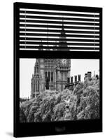 Window View of the Houses of Parliament and Big Ben - City of London - UK-Philippe Hugonnard-Stretched Canvas