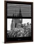 Window View of the Houses of Parliament and Big Ben - City of London - UK-Philippe Hugonnard-Framed Photographic Print