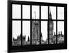 Window View of the Houses of Parliament and Big Ben - City of London - UK-Philippe Hugonnard-Framed Photographic Print